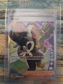 2023 Pokemon OBF EN #221/197 Ryme FA Ultra Rare Holo Mint - Image 1