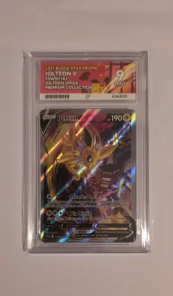 Pokemon Jolteon V SWSH 183 Black Star Promo ACE 9 MINT - Image 1