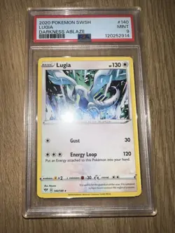 Pokemon TCG Lugia from the 2020 Sword & Shield Darkness Ablaze PSA 9 - Image 1