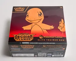 Pokemon Center: Scarlet & Violet Obsidian Flames Elite Trainer Box Sealed New 820650853913 - Image 1