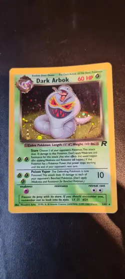 Dark Arbok 2/82 | Team Rocket | Holo Pokemon Card HP - Image 1