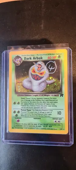Dark Arbok 2/82 | Team Rocket | Holo Pokemon Card HP - Image 5