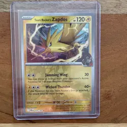 2025 Pokemon Destined Rivals Team Rocket's Zapdos #070/182 - Image 1
