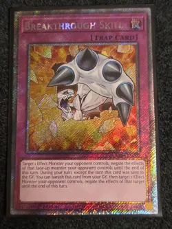 Yu-Gi-Oh RA04-EN202 Breakthrough Skill - Platinum Secret Rare - Image 1