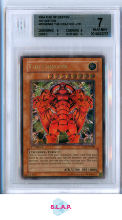 THE CREATOR YUGIOH RDSEN05 2004 RISE OF DESTINY 1. ED ULTIMATE RARE EN BGS 7 - Image 1