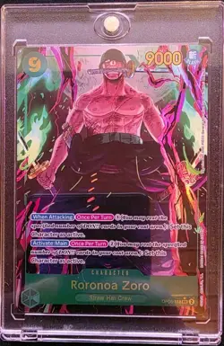 One Piece TCG OP06-118 Roronoa Zoro Alternate Art Secret Rare - Image 1