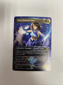 Yuna Hope Of Spira Borderless Chocobo Foil Card #0571 MTG LP - Image 1