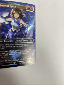 Yuna Hope Of Spira Borderless Chocobo Foil Card #0571 MTG LP - Image 2