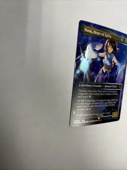 Yuna Hope Of Spira Borderless Chocobo Foil Card #0571 MTG LP - Image 5