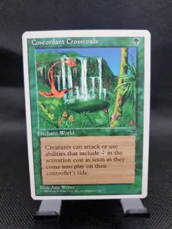 MTG: Chronicles: Concordant Crossroads: Lightly Played EX+ Condition TCG Card - Image 1