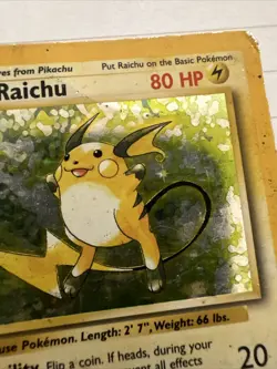 Raichu Holo | 14/102 | Used | Base Set | Pokemon Card / 80 HP - Image 5