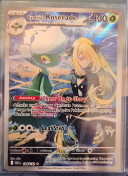 Cynthia's Roserade 184/182 Illustration Rare Destined Rivals Pokemon Card NM - Image 1