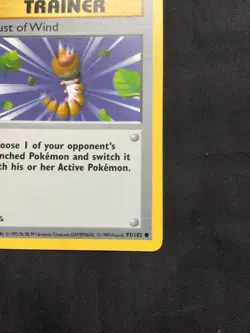 Pokemon Cards: Base Set 1st Edition Common: Gust of Wind 93/102 - Image 4
