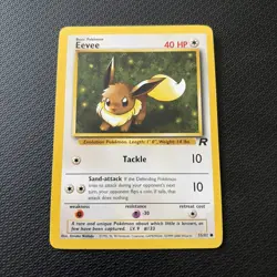 Eevee - Team Rocket Pokemon Card Set 55/82 Regular - Vintage WOTC n mint - Image 1