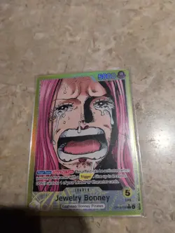 One Piece TCG OP13-100 Jewelry Bonney Alt Art Leader AA Card Game CCG English - Image 1