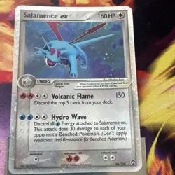 Salamence ex 160HP EX Power Keepers 96/108 Rare Holo Pokemon Card 2007 - Image 1