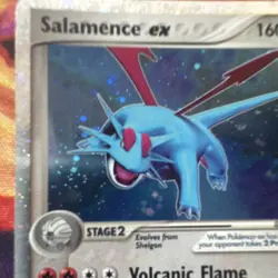 Salamence ex 160HP EX Power Keepers 96/108 Rare Holo Pokemon Card 2007 - Image 3