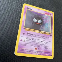 Gastly 75/130 | Base Set 2 | Non Holo Pokemon Card WOTC TCG MP - Image 2