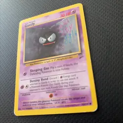 Gastly 75/130 | Base Set 2 | Non Holo Pokemon Card WOTC TCG MP - Image 3