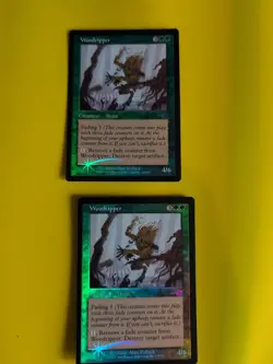 Woodripper x2 Beast MTG 2 card. OLD VINTAGE FOIL. NEMESIS. - Image 1
