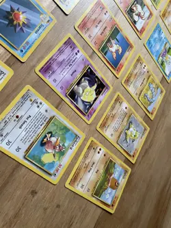 1999 Pokemon TCG Unlimited Base Set Bundle Common Uncommon 29 Unique Cards GC - Image 5