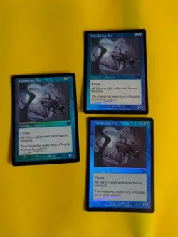 Wandering Eye x3 Illusion MTG 3 Card. OLD VINTAGE FOIL. NEMESIS. - Image 1