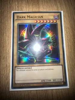 Dark Magician (Arkana Red) YGLD-ENB02 Ultra Rare 1st Edition YuGiOh Card NM! - Image 1