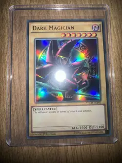 Dark Magician (Arkana Red) YGLD-ENB02 Ultra Rare 1st Edition YuGiOh Card NM! - Image 2