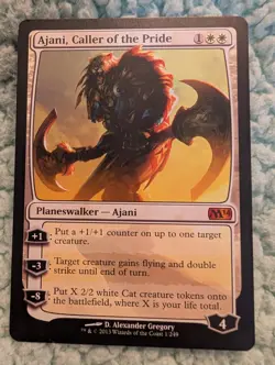 Ajani, Caller of the Pride Core Set 2014 (M14) Regular LP E1 - Image 1