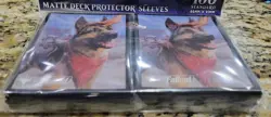 MTG Magic The Gathering Fallout Dogmeat Ever Loyal Ultra Pro Deck Sleeves 100ct - Image 3