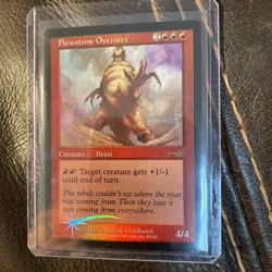 Flowstone Overseer 2000 Nemesis FOIL Red Rare Creature MTG NM - Image 1