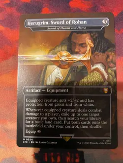 MTG Lord of the Rings Herugrim Sword of Rohan - Image 1