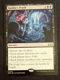 1x Rankle's Prank (0102) Wilds of Eldraine LP MTG Magic the Gathering x1 MKE - Image 1
