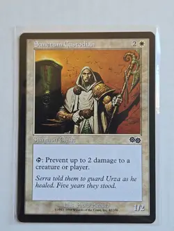 Sanctum Custodian - Urza's Saga - LP - MTG Magic - Common - Creature - Image 1