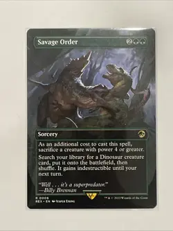 Savage Order (Borderless) Universes Beyond: Jurassic World Collection Regular - Image 1