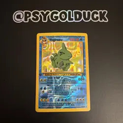 Pokemon Vending prism card Larvitar Team Rocket First Edition 246/64 A5 - Image 1