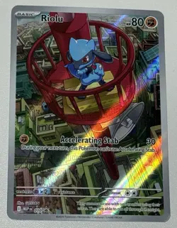 Pokemon TCG Riolu Illustration Mega Evolution Promo 010 English Nm - Image 1
