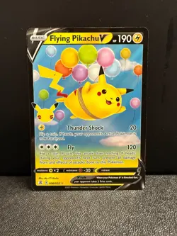 2021 Pokemon Flying Pikachu V 006/025 25th Anniversary Celebrations NM - Image 1