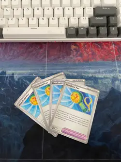 4x Pokemon TCG Handheld Fan 150/167 Sv06: Twilight Masquerade Playset Regular - Image 1