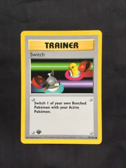 Pokemon Cards: Base Set 1st Edition Common: Switch 95/102 - Image 1
