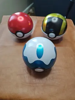 RARE Pokemon Dive Ball Tin, Plus Two Others (H19) EMPTY - Poke Ball Tin NO PACKS - Image 1