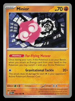 Minior SV04: Paradox Rift #099/182 Uncommon Pokemon Card - Image 1