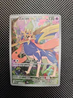 Zacian 100/94 Phantasmal Flames Illustration Rare Pokemon Card TCG - Image 1