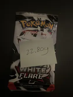 Very Heavy! 22.80g Pokemon TCG SV10.5 White Flare Booster Pack Sealed! - Image 3