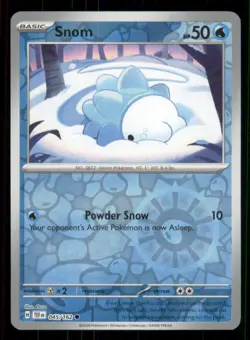 Snom SV05: Temporal Forces #045/162 Common Reverse Holo Pokemon NM - Image 1