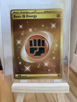 Pokemon TCG Basic Fighting Energy Scarlet & Violet - Base Set 258/198 Holo Hyper - Image 1