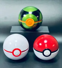 Lot of 3 Pokemon tins Pokeball (empty), Dusk Ball, premier ball FREE SHIP - Image 1