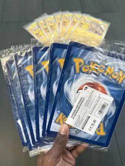 X10 Pokemon Pikachu at the Natural History Museum Sealed Jumbo Promo SVP - Image 2