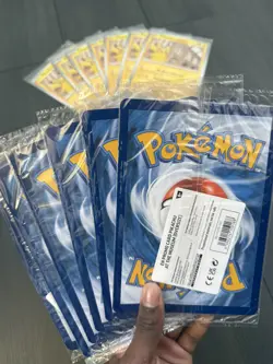 X10 Pokemon Pikachu at the Natural History Museum Sealed Jumbo Promo SVP - Image 3