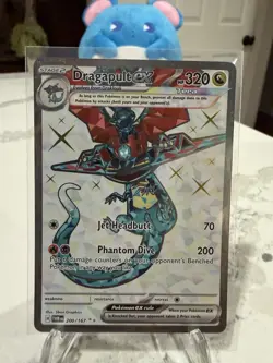 Pokemon TCG Dragapult EX Twilight Masquerade 200/167 Ultra Rare Holo Near Mint - Image 3